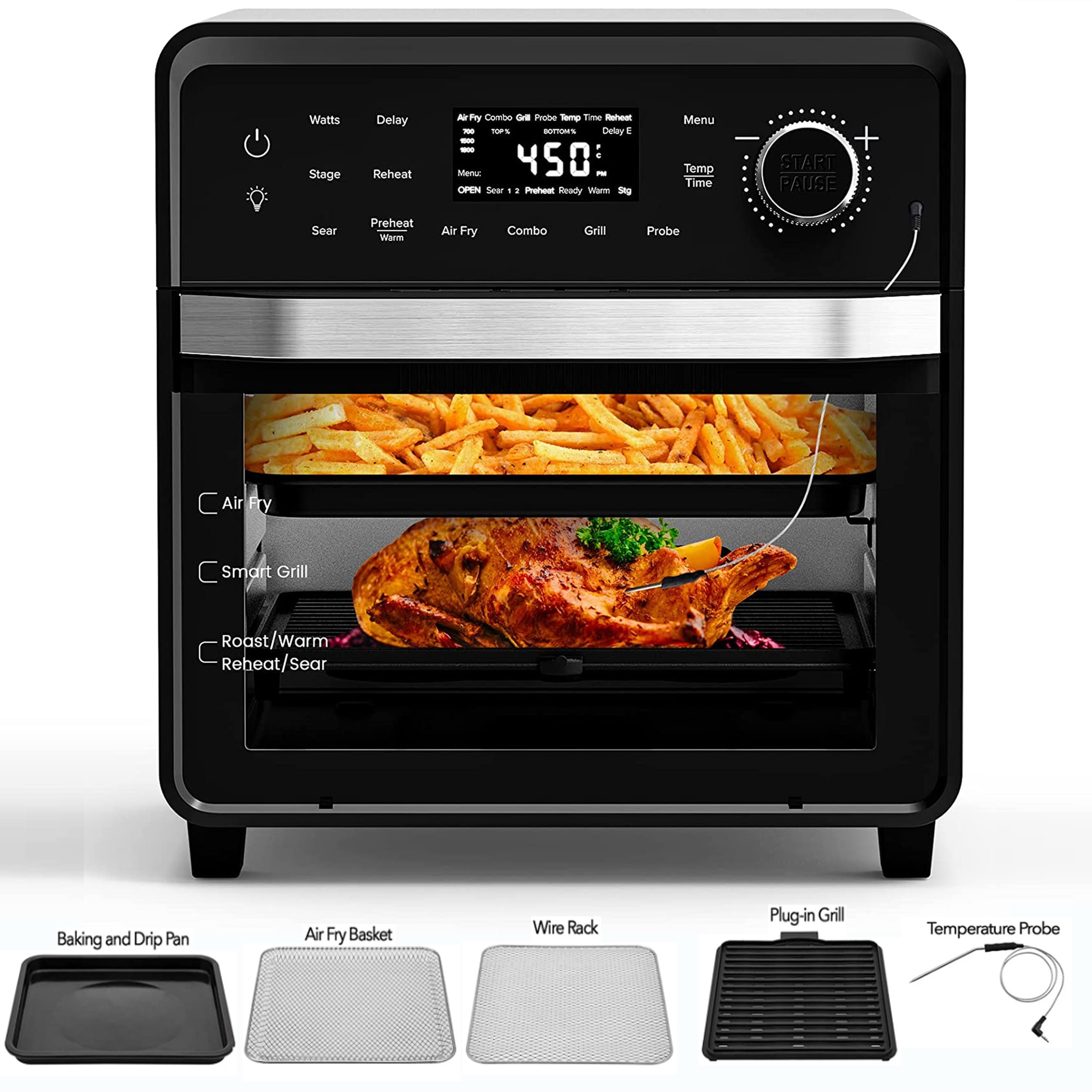 NuWave Todd English Air Fryer ProSmart Convection Toaster Oven with