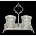 thumbnail image 1 of Nua 58425 Royal Palace Design Silver Plated Double Salt & Pepper Holder, 1 of 1