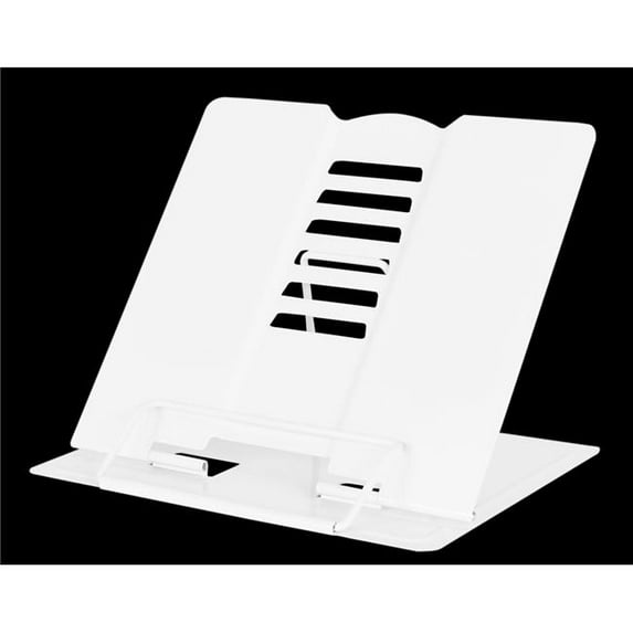 Nua 59490 8.25 x 7.5 in. Mini Metal Book Stand, White