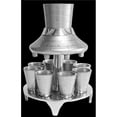 thumbnail image 1 of Nua 60191 Aluminum Brick Design Fountain Set, Silver - 8 Cups, 1 of 1