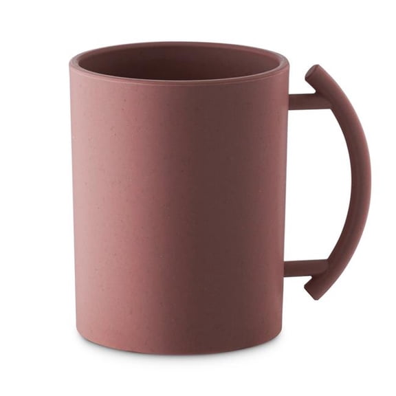 Nua 60394 Acrylic Washing Cup, Red Wash Cup Red Handles