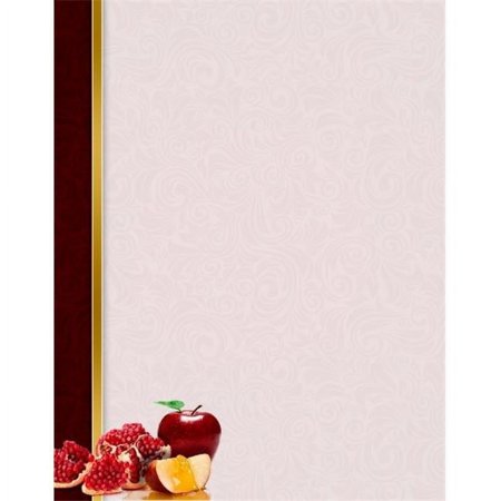 Nua Collection 8.5 x 11 in. Sweet New Year Designed Paper - 10 per Pack