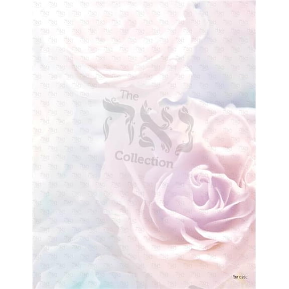 Nua Collection And Gifts SZ026L Design Paper - Full Bloom 8.5 x 11 in. - 10 per Pack
