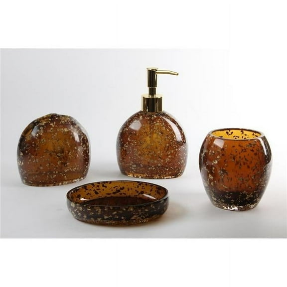 Nua Gifts 65003 Bathroom Accessories Set  Coffee