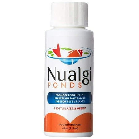 Nualgi NUNP0060 60 ml Nualgi Ponds Natural Algae Control & Water Clarifier