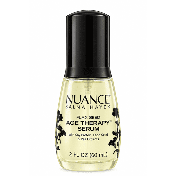 Nuance by Salma Hayek Flax Seed Age Therapy Hair Serum - Protect, Smooth, Nourish Hair -2oz