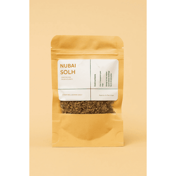 Nubai SOLH Sudanese Loose Leaf Herbal Tea Blend - Aromatherapy Botanicals for Relaxation