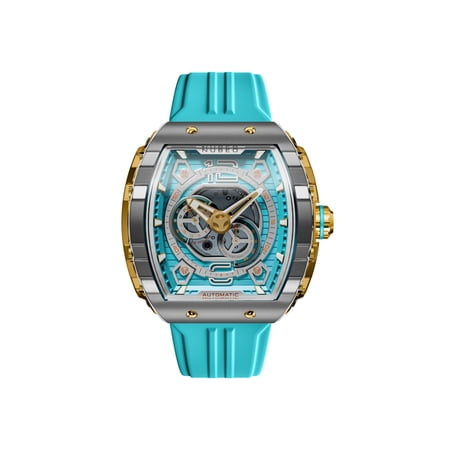 Nubeo Magellan Stainless Steel 49mm Japanese Automatic Wristwatch NB-6087-04