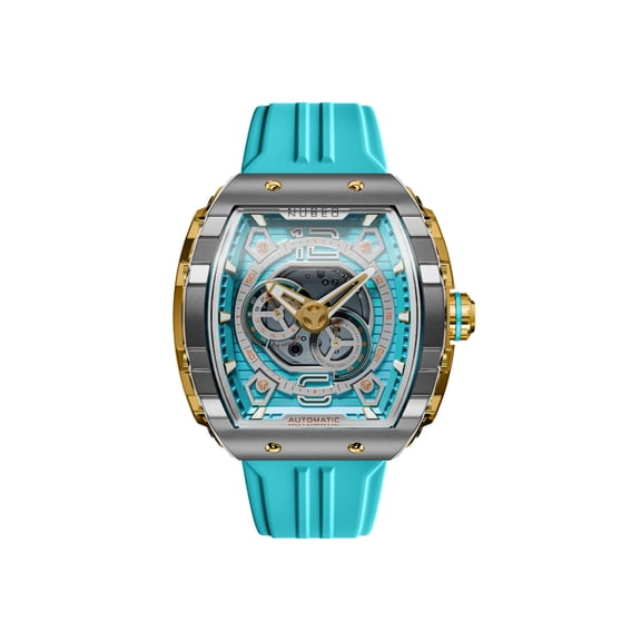 Nubeo Magellan Stainless Steel 49mm Japanese Automatic Wristwatch NB-6087-04