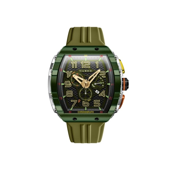 Nubeo Magellan  Stainless Steel 49mm Japanese Quartz Wristwatch NB-6088-05