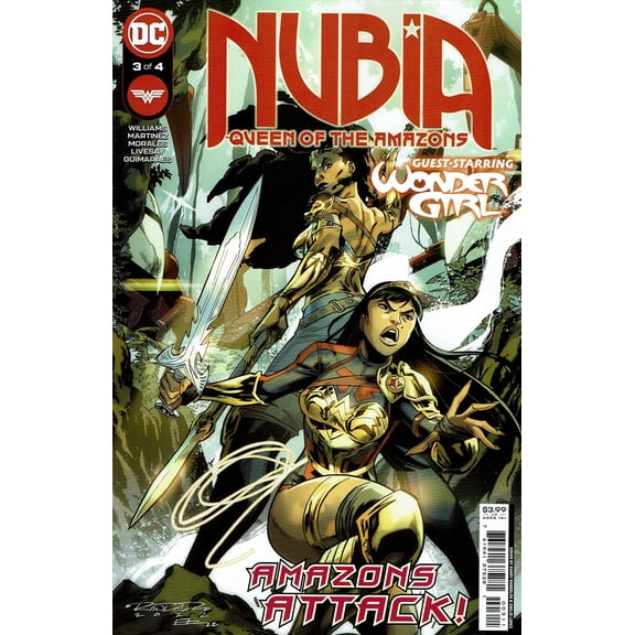 Nubia: Queen of the Amazons #3 VF ; DC Comic Book