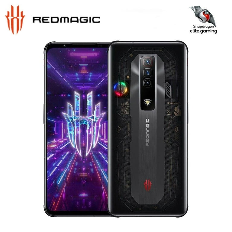  REDMAGIC 7 165Hz Gaming Phone with 6.8 Screen and 64MP Camera,  5G Android Smartphone with Snapdragon 8 Gen 1 and 18GB+256GB, 4500mAh  Battery and US Version Factory Unlocked Cell Phone Transparent 