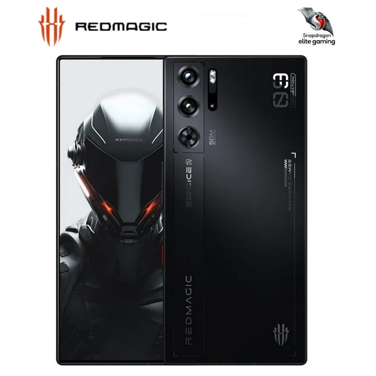  REDMAGIC 9 Pro Smartphone 5G, 120Hz Gaming Phone, 6.8 Full  Screen, Under Display Camera, 6500mAh Android Phone, Snapdragon 8 Gen 3,  12+256GB, 80W Charger, Dual-Sim, US Unlocked Cell Phone Black 