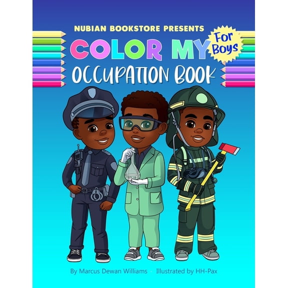 Nubian Bookstore Presents Color My Occupation Book For Boys (Paperback)