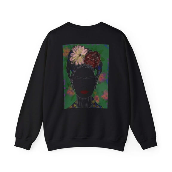 Nubian Frida Kahlo Crewneck Sweatshirt
