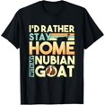Nubian Goat Lover Goat Farming Farm Animals Nubian Goat TShirt