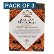 Nubian Heritage African Black Bar Soap, 5 oz, 3 pack