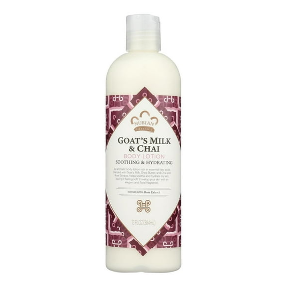 Nubian Heritage Goats Milk and Chai Body Lotion - 13 oz