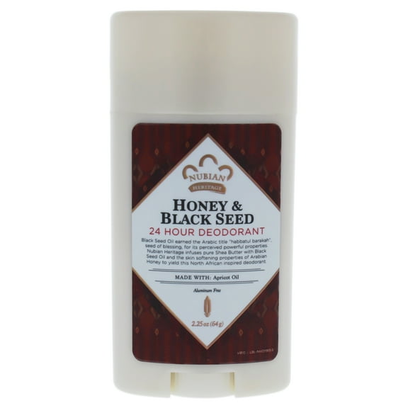 Nubian Heritage Honey Black Seed Deodorant, 2.25 oz