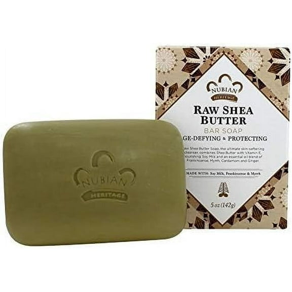Nubian Heritage Raw Shea Butter Bar Soap - 5 Oz