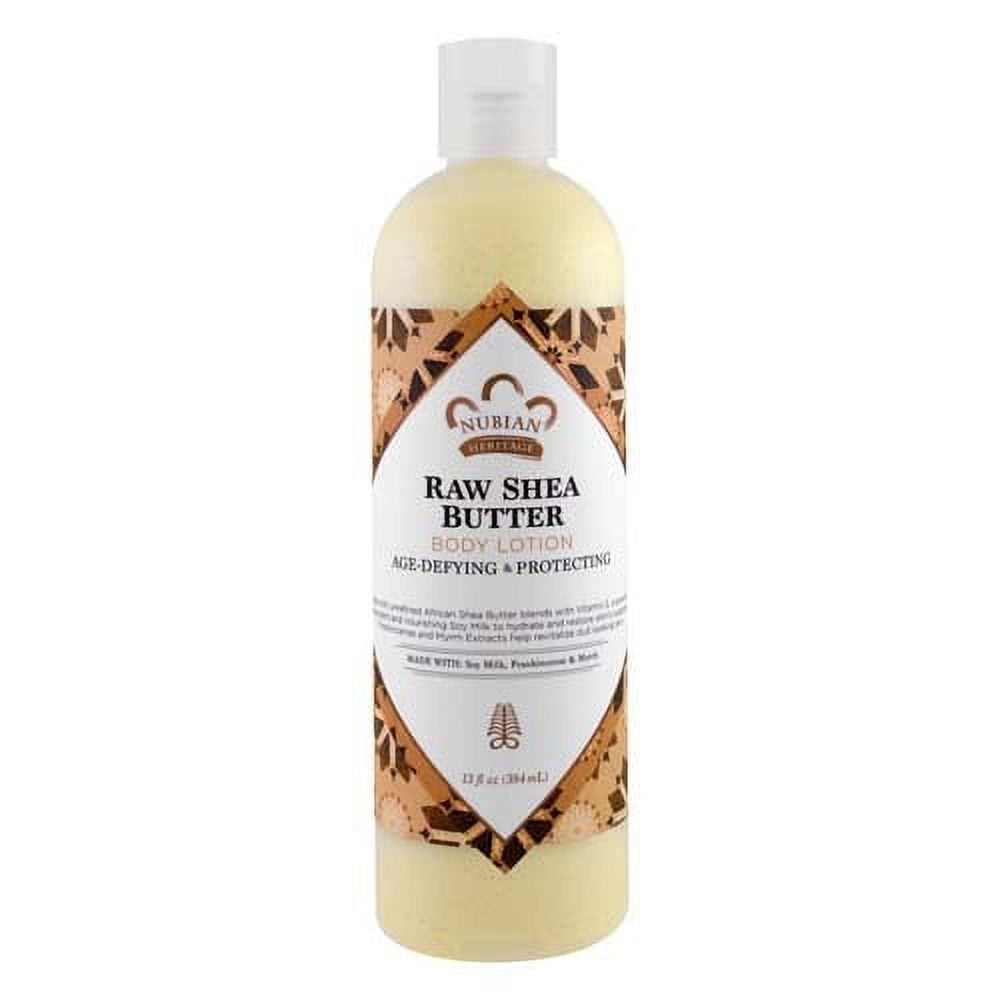 Nubian Heritage Raw Shea Butter Body Lotion, 13 Oz, 3 Pack