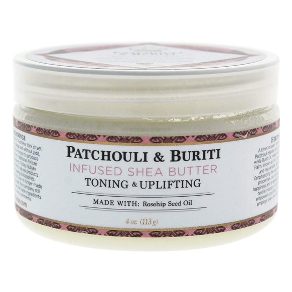 Nubian Heritage Shea Butter Patchouli and Buriti Anti Aging Cream, 4 Oz