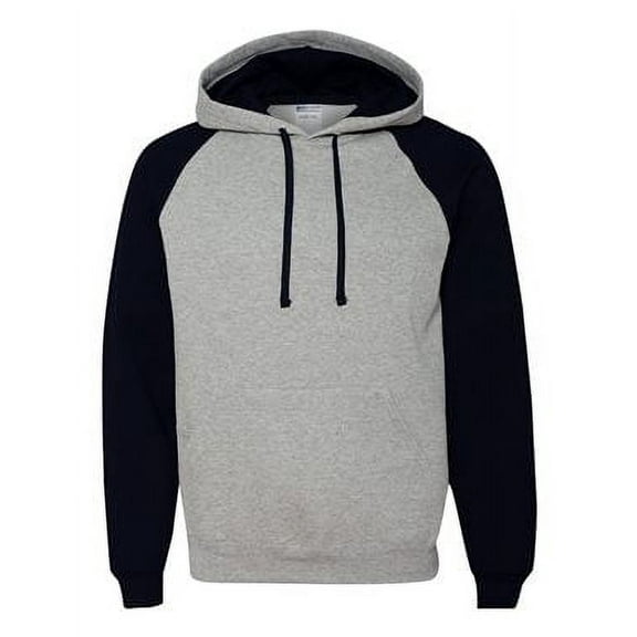 Nublend® Colorblocked Raglan Hooded Sweatshirt