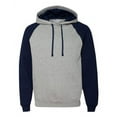 thumbnail image 1 of Nublend® Colorblocked Raglan Hooded Sweatshirt, 1 of 4