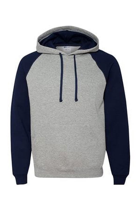 Nublend® Colorblocked Raglan Hooded Sweatshirt