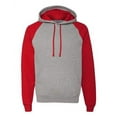 thumbnail image 1 of Nublend® Colorblocked Raglan Hooded Sweatshirt, 1 of 3