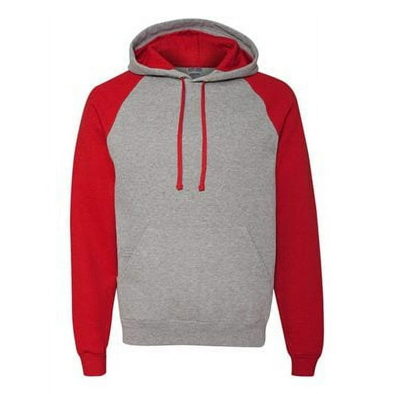 Nublend® Colorblocked Raglan Hooded Sweatshirt