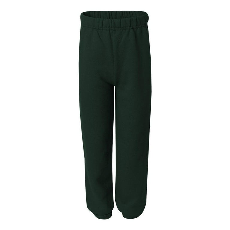 Jerzees NuBlend Open Bottom Elastic Sweatpants XL, Forest Jerzees NuBlend Open Bottom Elastic Sweatpants XL, Forest