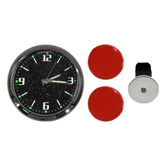 Nuboxa Car Clocks Luminous Stick-On Digital Watchs Quartz ClocksFor Vehicle Nice W9W7
