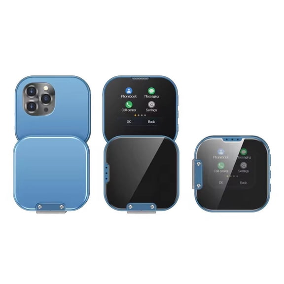 Nuboxa Mini Flip Mobile Phone 2025 New Touch-Screen Mobile Phone Small Display Sa U8H1