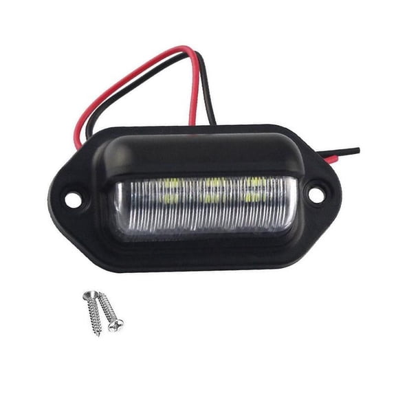 Nuboxa Universal LED License Plate Tag Light Lamp For Truck NEW Trailer Waterproof S99C