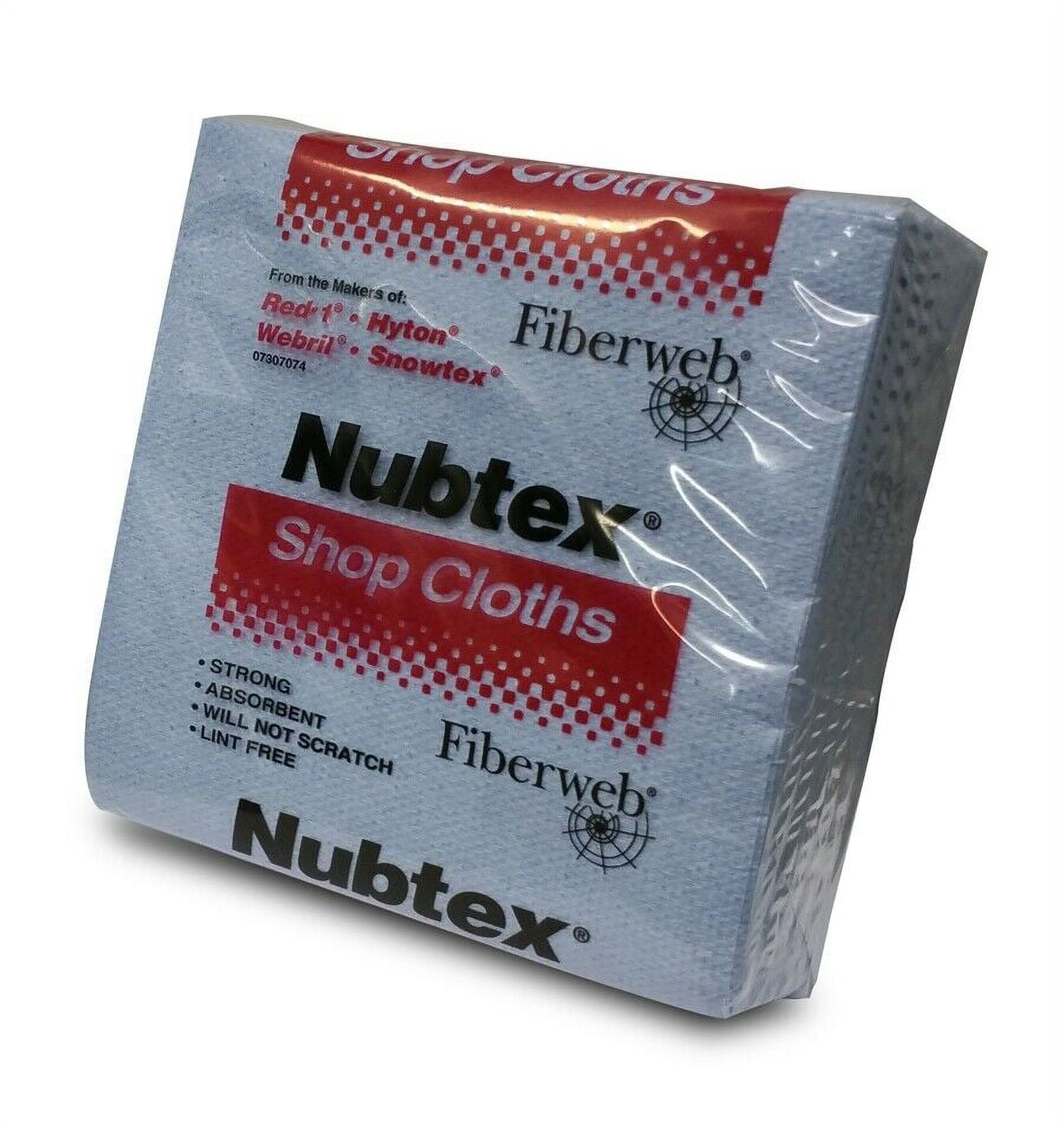 Nubtex Shop Cloths 317 13"x17" Wipes Bag of 25 cleaning Blankets Roller Ink Tray