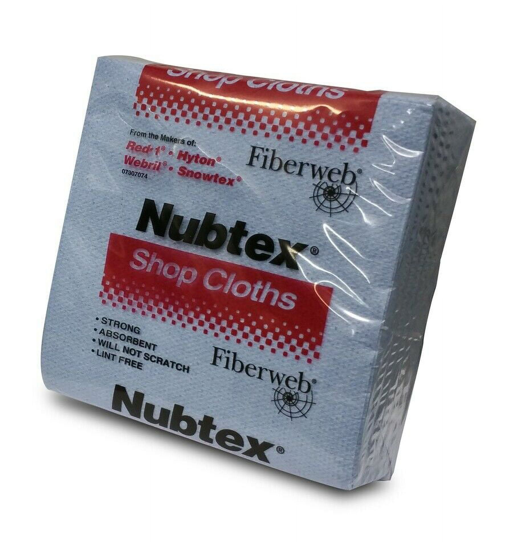 Nubtex Shop Cloths 617 16"x17" Wipes Bag of 25 cleaning Blankets Roller Ink Tray