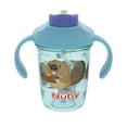 thumbnail image 1 of Nuby 2 Handle 8oz Multi-Function 2-in-1 Cup with Free Flow 360° Weighted Straw & Hard Spout, Beavers, 1 of 8
