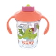 thumbnail image 1 of Nuby 2 Handle 8oz Multi-Function 2-in-1 Cup with Free Flow 360° Weighted Straw & Hard Spout, Tropical, 1 of 8