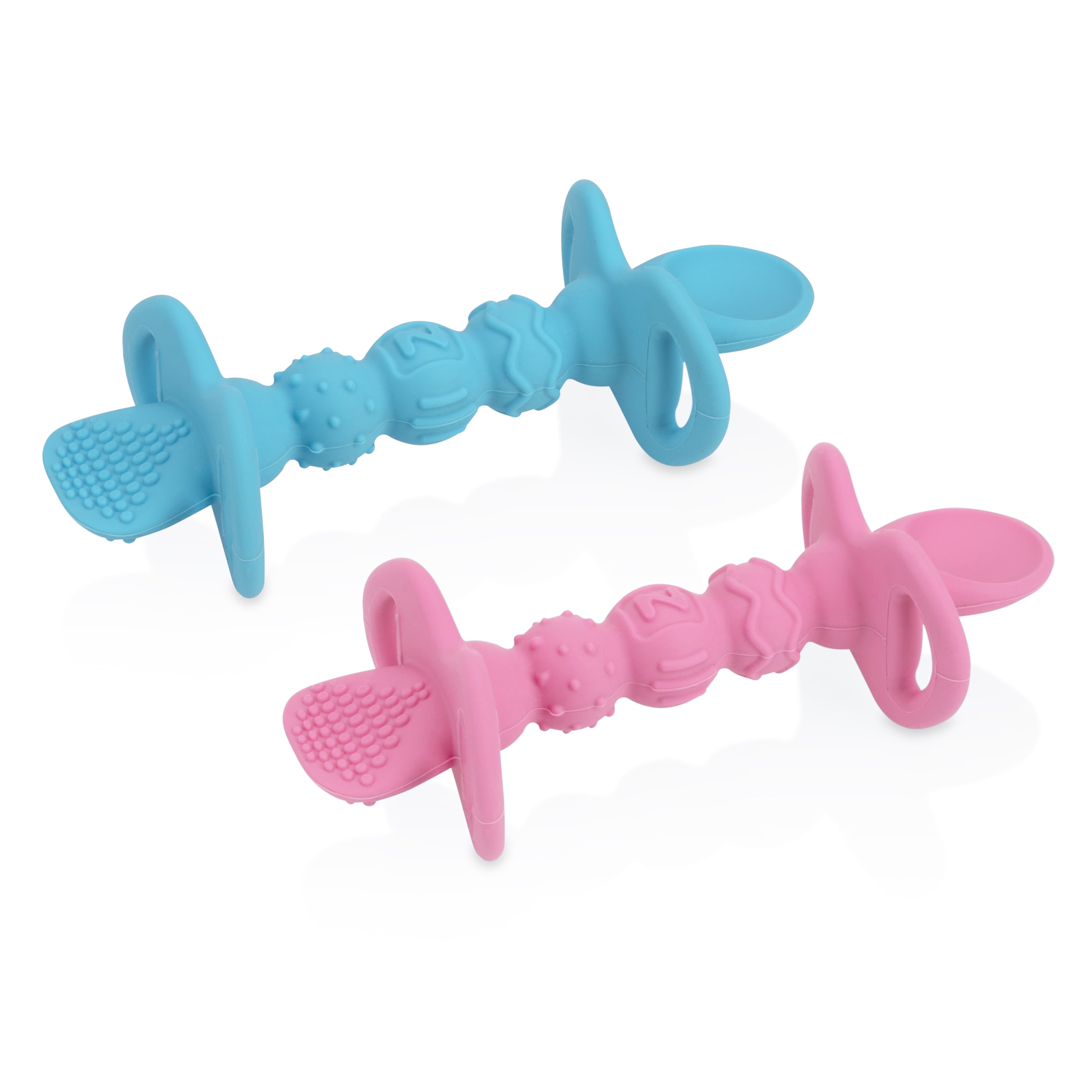 Nuby, 2 Pack Silicone Dipeez, Colors May Vary