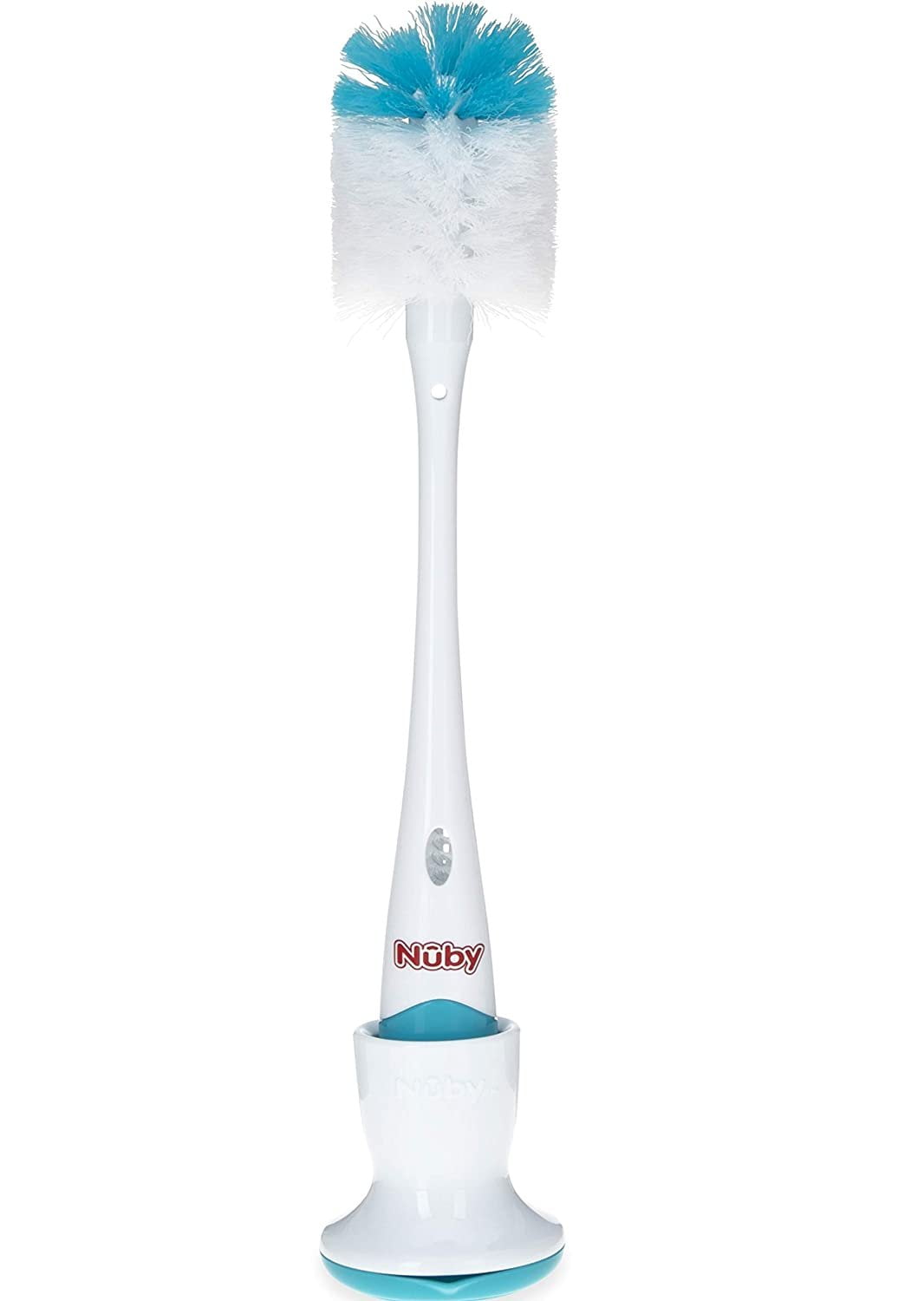 Nuby 2 in 1 Bottle and Nipple Brush with Stand Pink Walmart