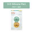 thumbnail image 1 of Nuby 3-D Sili Soother Baby Pacifier, XOXO and Stars, 2 Pack, 1 of 9