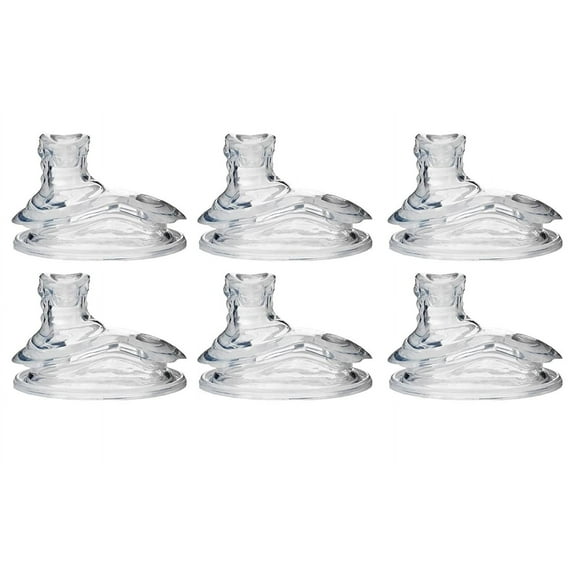 Nuby (3 Packs) 6 Count Super Spout No Spill Replacement Spouts, Clear 2 Count (Pack of 3)