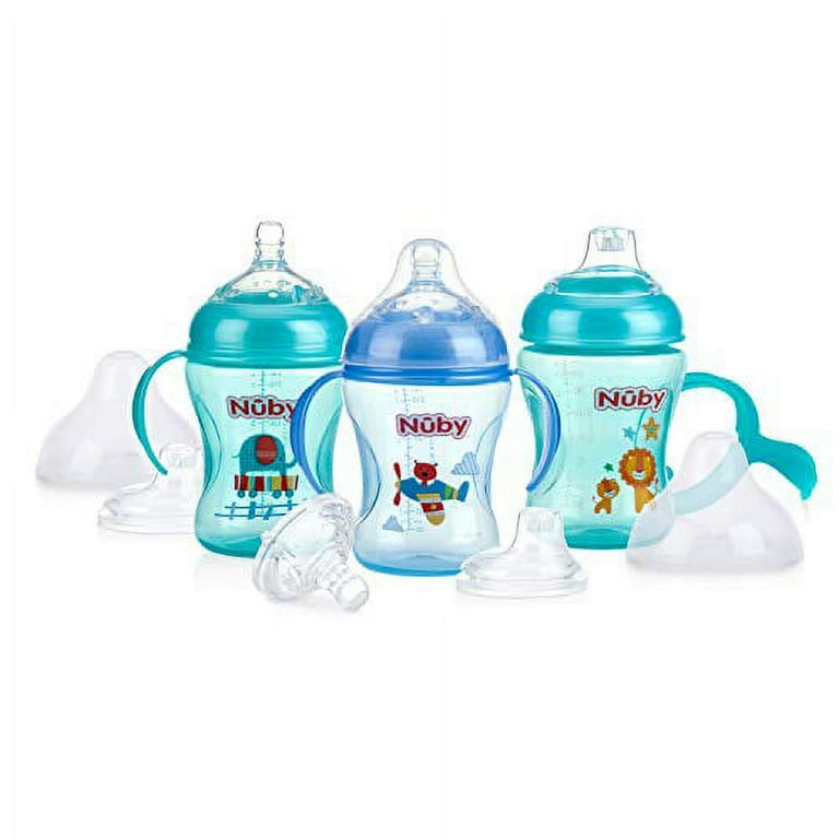 Nuby wide neck bottle to cup best sale