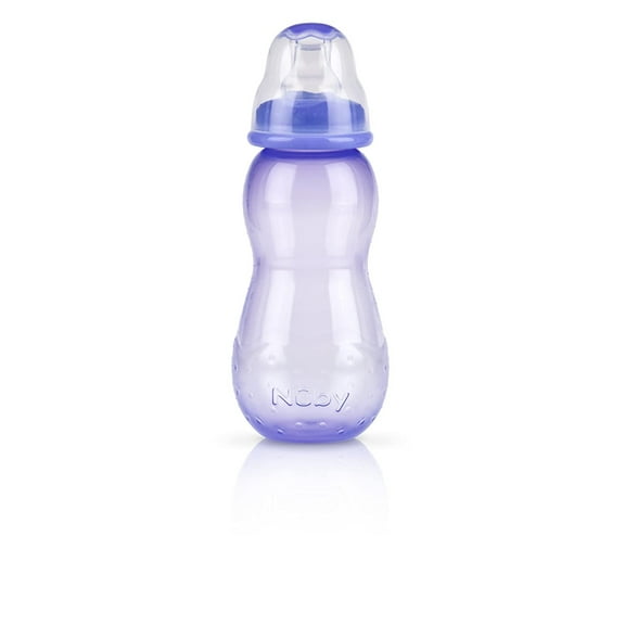 Nuby 3 Stage Bottle, 11 Ounce, Purple