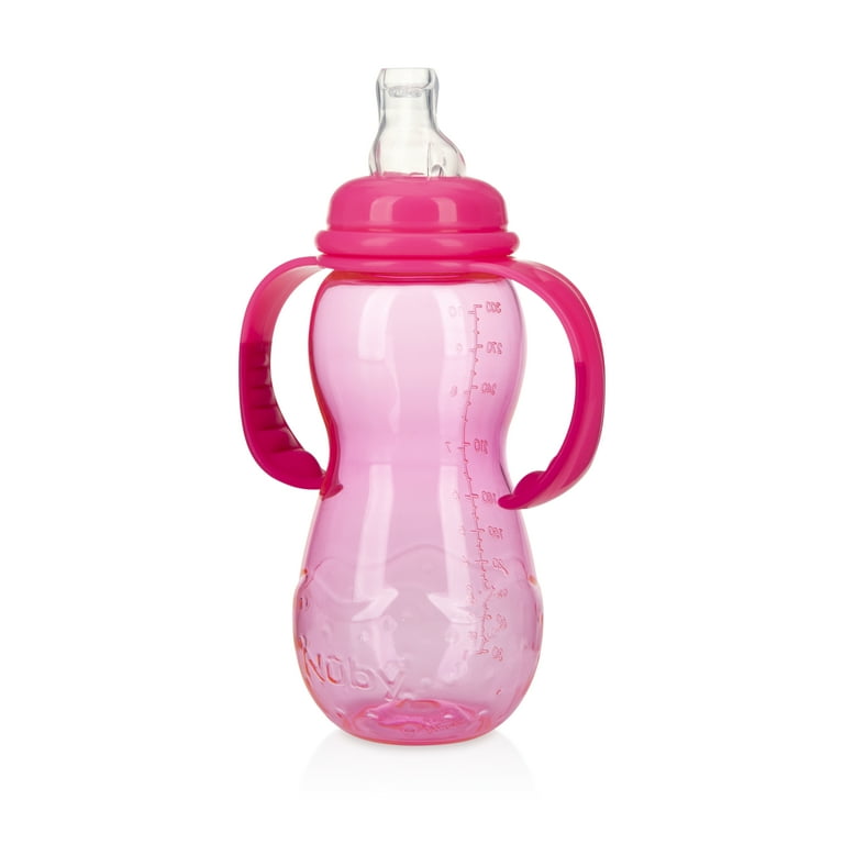 Nuby 3 Stage Grow with Me Bottle to Cup 11oz Pink Walmart