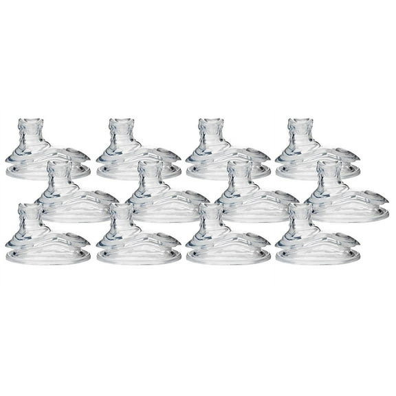 Nuby 6 Packs 12 Count, Super Spout No Spill Replacement Spouts, Clear