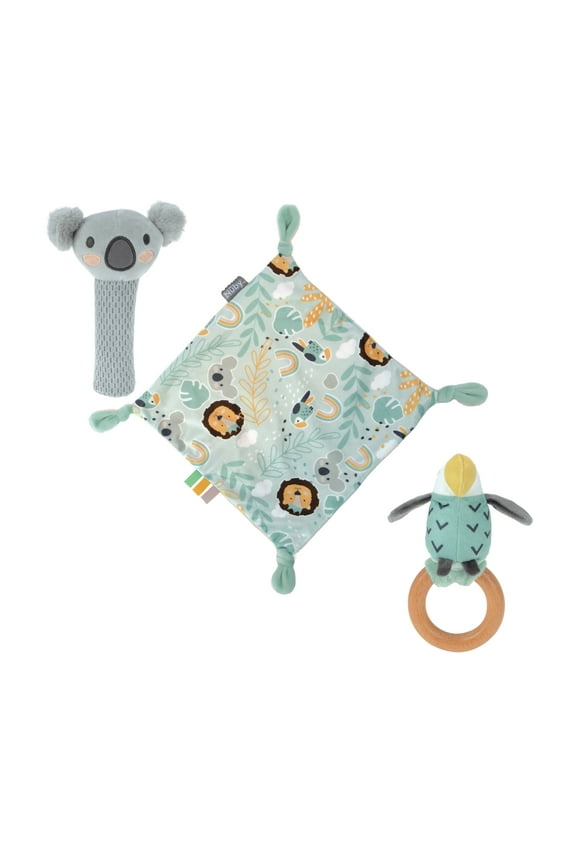 Animal Adventures Baby Toy Gift Set for Babies, 3 Count