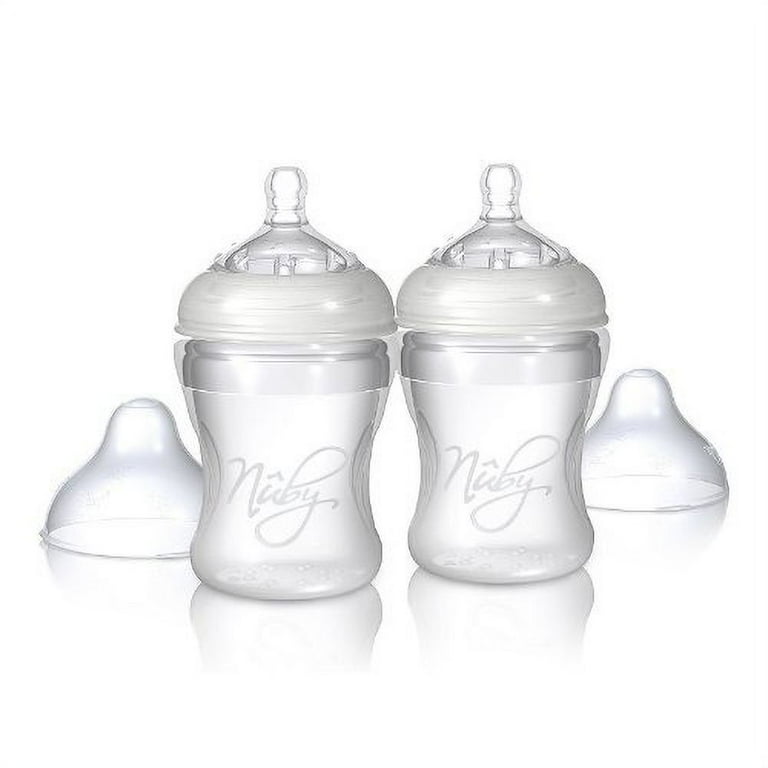 Nuby BPA Free Natural Touch Softflex Silicone Nurser Step oz