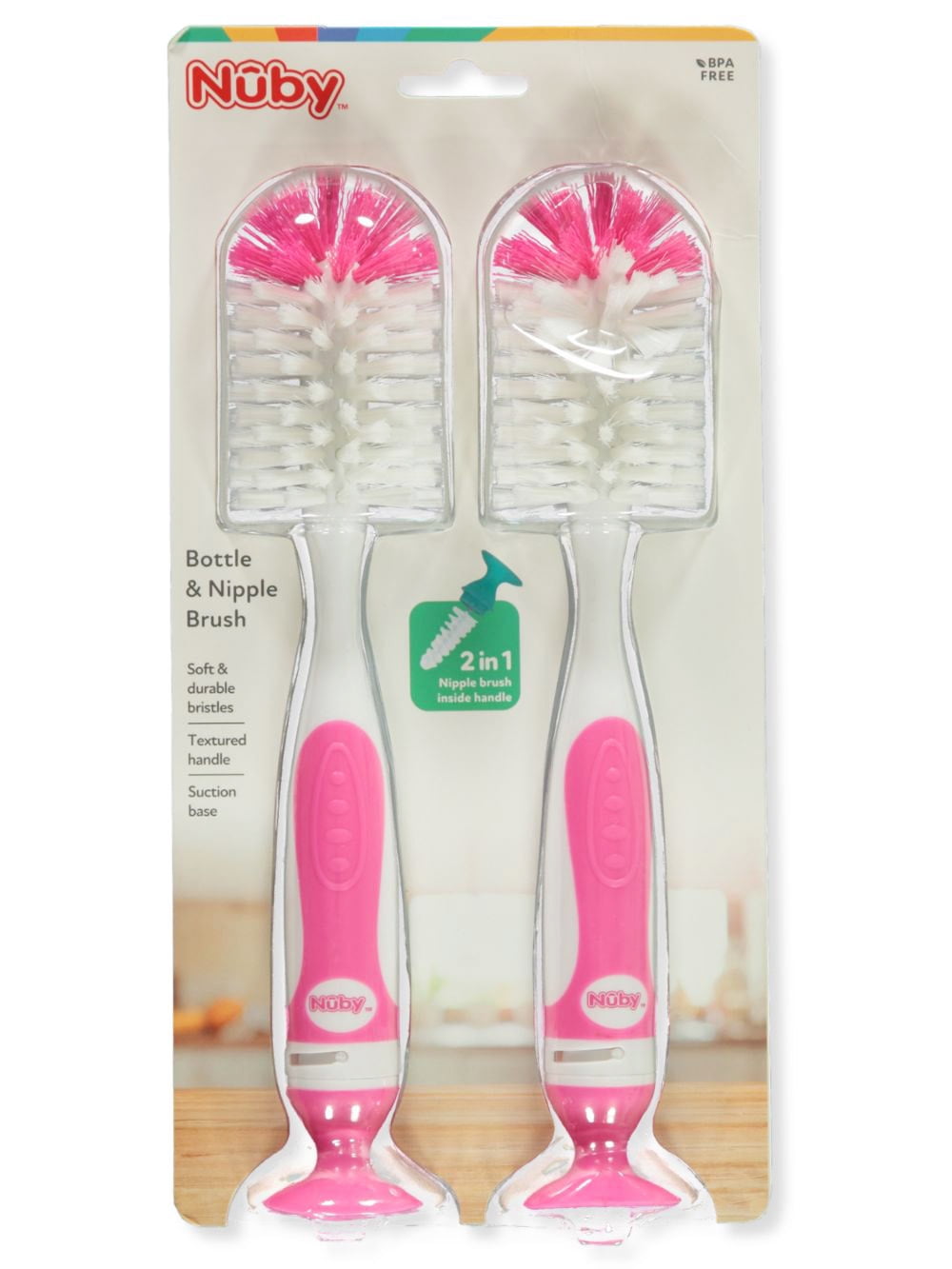 Nuby 2 in 1 Bottle Brush with Stand Review 